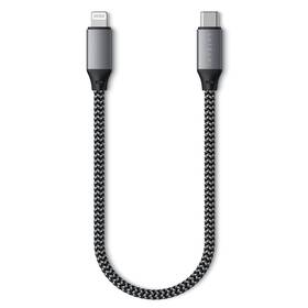 Kábel Satechi USB-C/Lightning 25cm sivý

