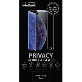 Tvrdené sklo WG 4D Privacy Full Glue na Apple iPhone 13/13Pro/14/16e/17e čierne

