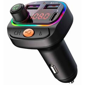 FM Transmitter Swissten RGB čierne


