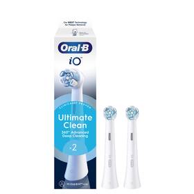 Náhradné hlavice Oral-B iO Ultimate Clean White (2 ks) biela

