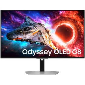 Herný monitor Samsung Odyssey G8 (G80SH) strieborný

