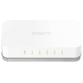 Switch D-Link GO-SW-5E sivá farba
