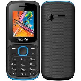 Mobilný telefón Aligator D210 Dual SIM čierny/modrý

