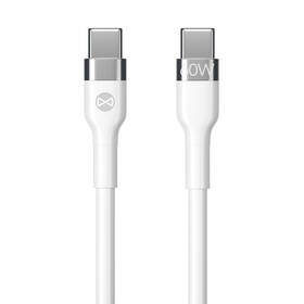 Kábel Forever Flexible USB-C/USB-C, 60W, 1m biely

