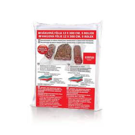 Vákuovacia fólia Status PREMIUM 176212 12 x 300 cm, 5 ks priehľadná

