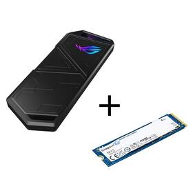 Externý rámček Asus Strix Arion Lite + 1TB SSD Kingston NV3 čierny

