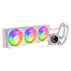 Vodný chladič KRUX HydroGlance 360 ARGB LCD White biely


