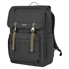 Batoh na notebook Natec NIALA 15,6", 18 L čierny/zelený

