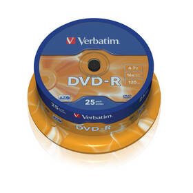 Disk Verbatim DVD-R 4,7GB, 16x, 25cake 

