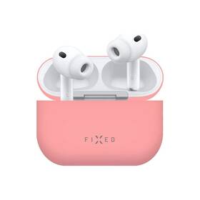 Príslušenstvo FIXED Ultratenké silikonové pouzdro Silky pro Apple AirPods Pro 3 ružové

