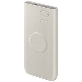 Powerbank Samsung 10 000mAh 25W, bezdrôtové nabíjanie béžový

