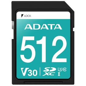 Pamäťová karta ADATA SDXC 512GB UHS-I U3 (95R/60W) 

