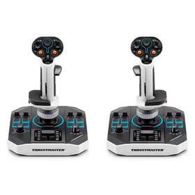 Joystick Thrustmaster Sol-R 2 HOSAS Space Sim Duo biely

