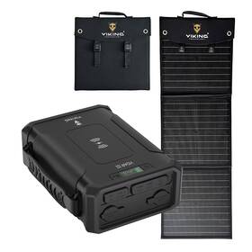 Powerbank Viking Set VIDAR III a solárny panel Viking L60 PD čierna


