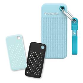SSD externý Verbatim Pocket 2TB - Summer Edition USB-C 3.2 Gen 2  + 2x obal modrý

