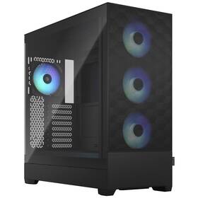 Case FRACTAL DESIGN RGB Tempered Glass Clear Tint čierna

