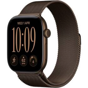 Inteligentné hodinky Apple GPS + Cellular 42 mm tmavě bronzový hliník, tmavě bronzový milánský tah 

