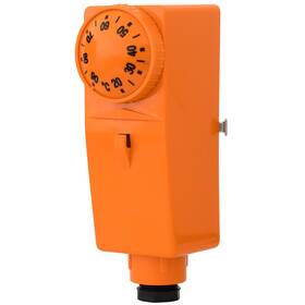 Termostat Elektrobock PT03, bimetalový príložný oranžový

