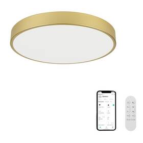 LED stropné svietidlo IMMAX NEO LITE SEMPLICU, 60W, BEACON, Wi-Fi, TUYA, priem. 60cm zlaté

