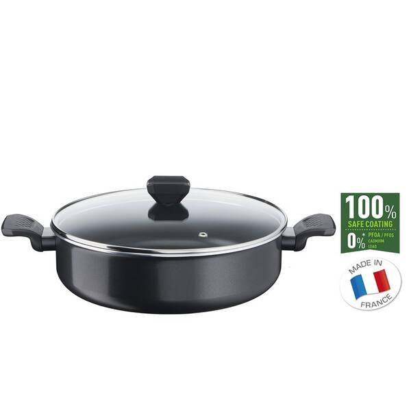 Kastról s pokrievkou Tefal B5677253, 28 cm, pokrievka 

