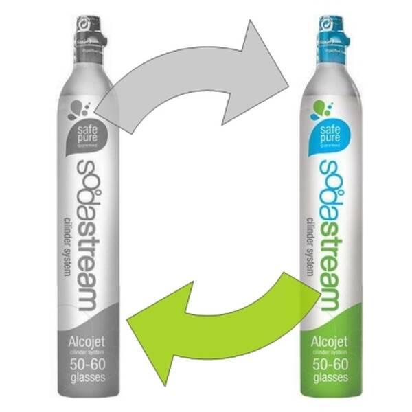 Plyn CO2 SodaStream (výmena bombičky - len osobný odber) 

