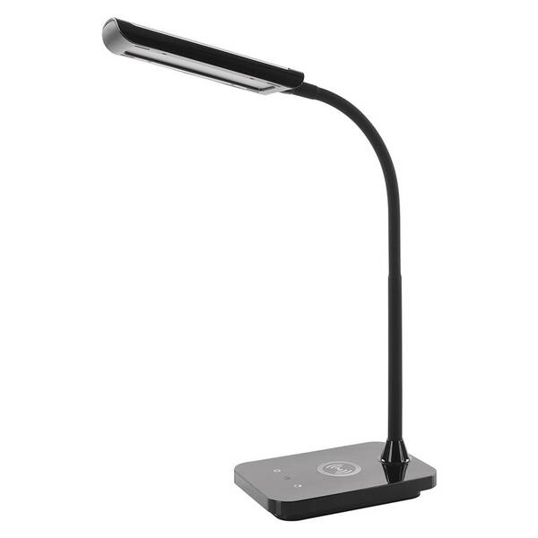 Stolná lampa EMOS KYLE, 300 lm, stmievanie, 5,5 W, studená/teplá/neutrálna biela čierna

