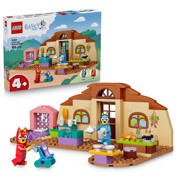 Stavebnica LEGO® Bluey 11221 Škola s Rustym a Bluey 

