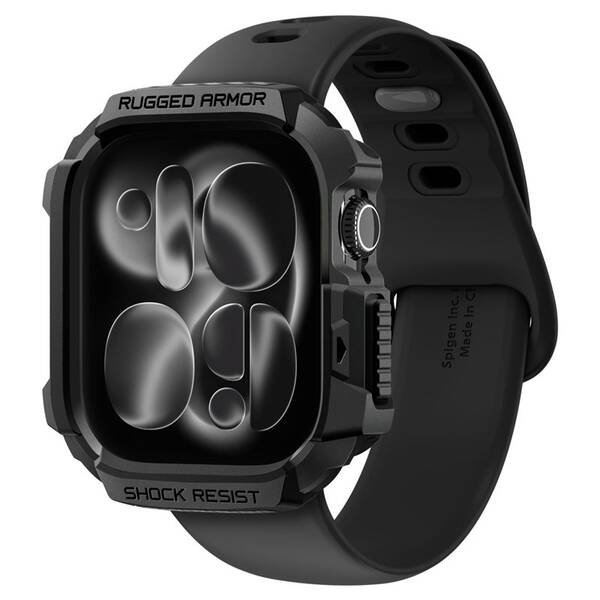 Ochranné puzdro Spigen Rugged Armor 2 na Apple Watch 46mm čierne

