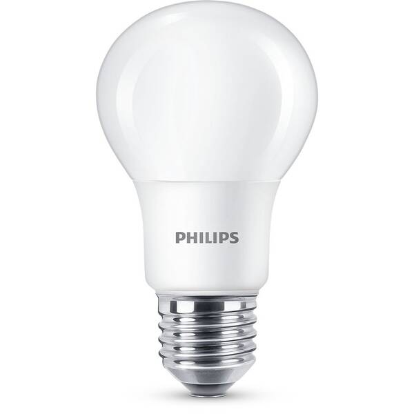 LED žiarovka Philips klasik, 5W, E27, studená biela 

