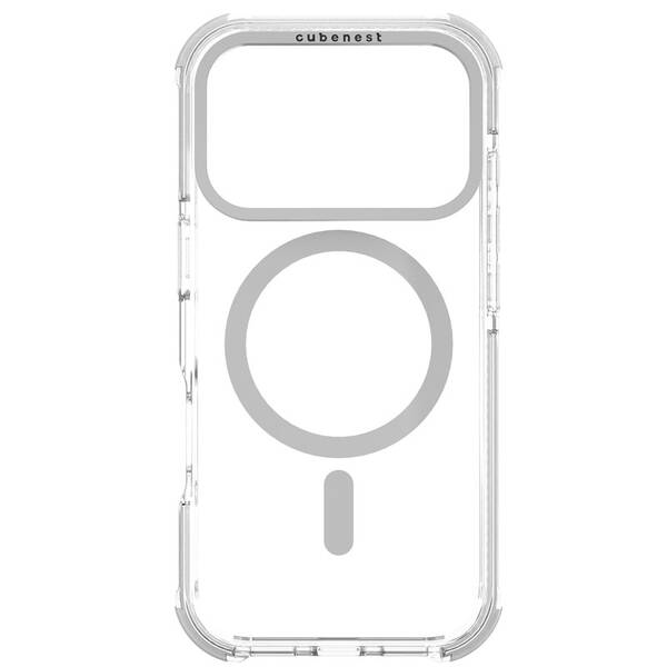 Kryt na mobil Cubenest MagPro Strong Guard na Apple iPhone 17 Pro biely

