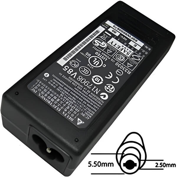 Sieťový adaptér Asus 65W 19V, 5.5x2.5 (bez sieťovej šnúry) 

