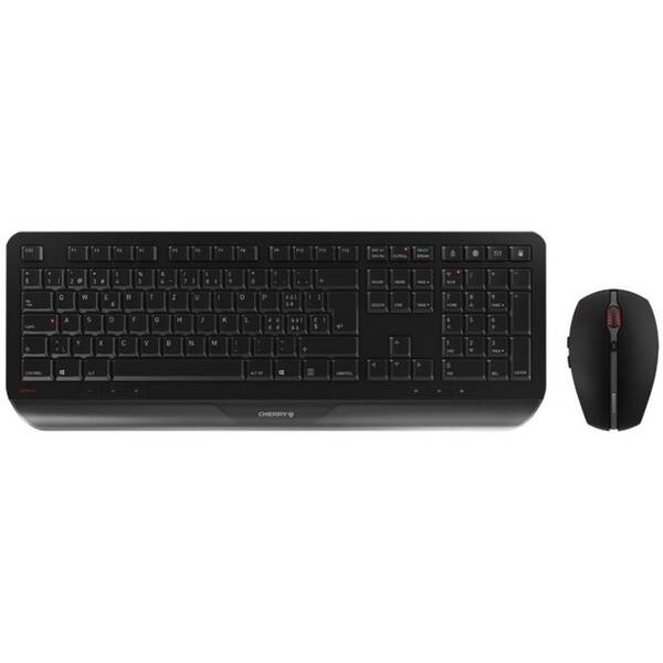 Klávesnica s myšou Cherry GENTIX DESKTOP CZ+SK čierna

