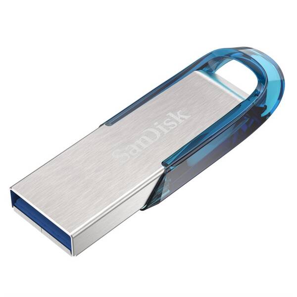 USB flashdisk SANDISK 128GB strieborný/modrý

