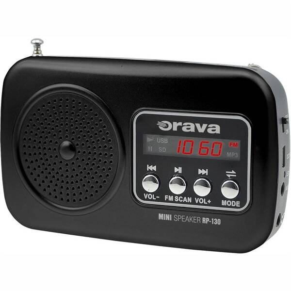 Rádioprijímač Orava RP-130 čierny

