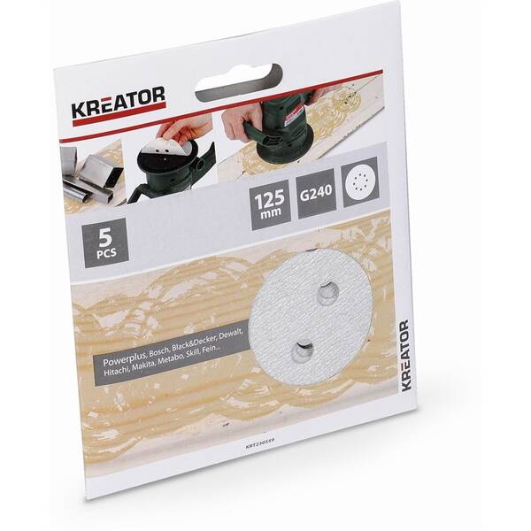 Brúsny papier Kreator KRT230559 (5ks) 

