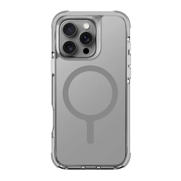 Kryt na mobil Uniq Combat MagClick na Apple iPhone 16 Pro sivý


