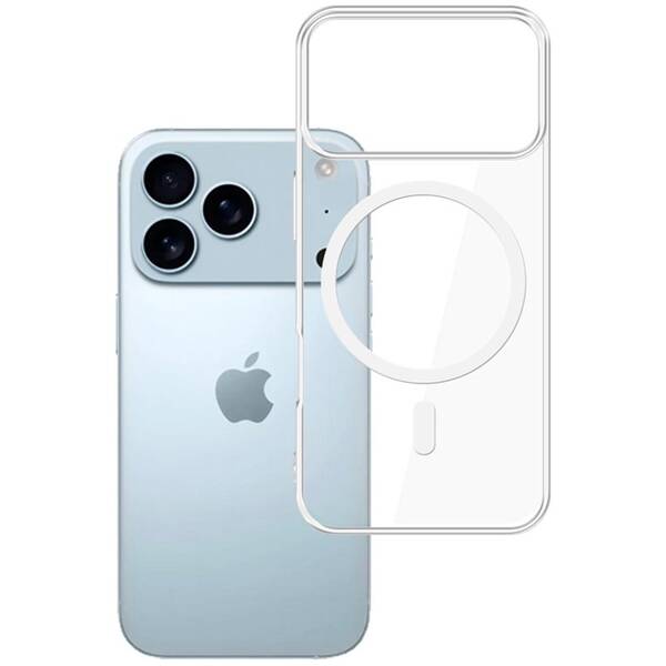 Kryt na mobil 3mk Clear MagCase na Apple iPhone 17 Pro Max priehľadný

