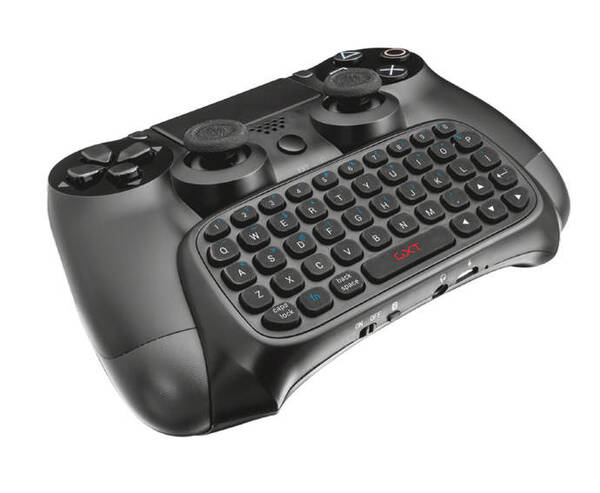 Klávesnica Trust GXT 252 pro PS4, US čierna

