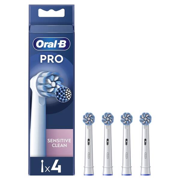 Náhradné hlavice Oral-B Pro Sensitive Clean (4 ks) 

