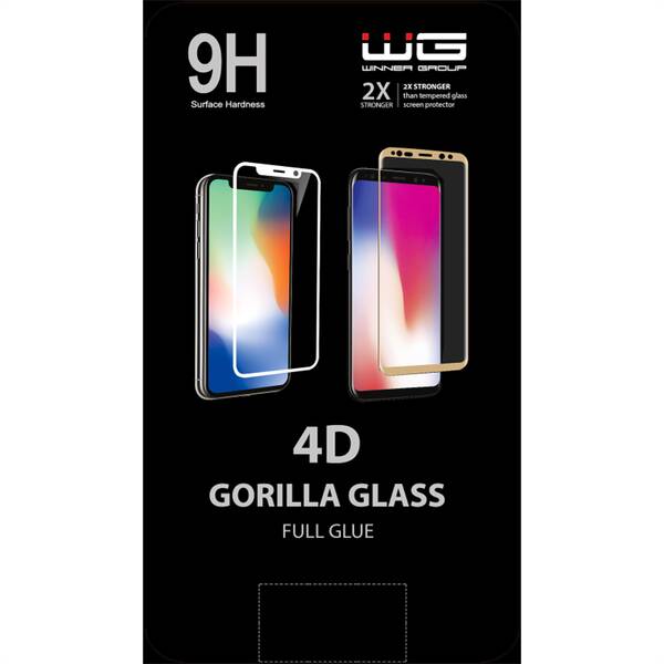 Tvrdené sklo WG 4D Full Glue na Xiaomi Redmi 9A/9C/9AT/10A/A14G/A2 4G čierne

