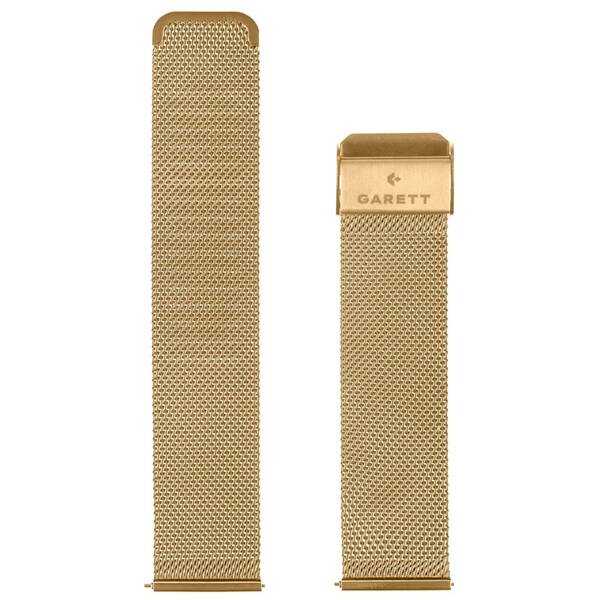 Remienok Garett univerzálny (18 mm), kovový typ Mesh zlatý

