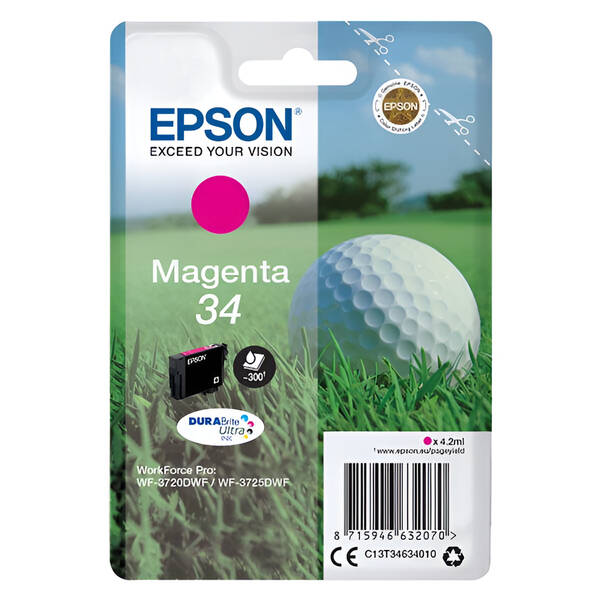 Cartridge Epson 34, 300 strán 

