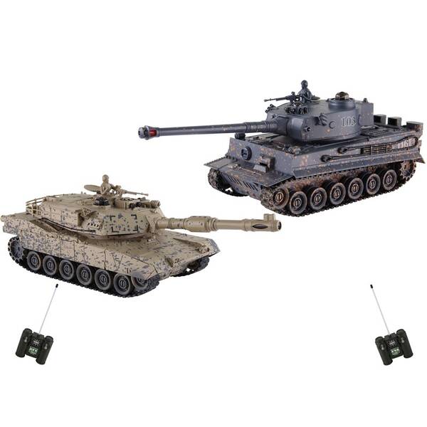 RC tank SPARKYS M1A2 vs TIGER sada 2ks 1:28 

