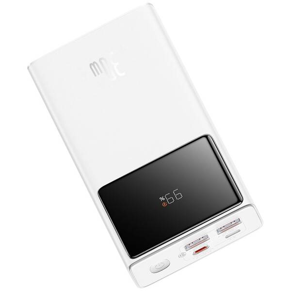 Powerbank Baseus Star-Lord 10000mAh 30W 2xUSB/2xUSB-C biely

