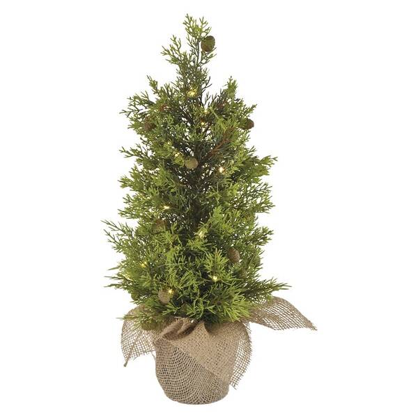 LED dekorácie EMOS svietiaci stromček, 50 cm, 30LED, vonkajšia aj vnútorná, teplá biela, časovač 

