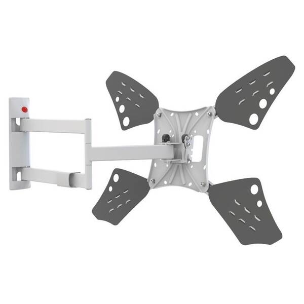 Držiak na TV Barkan 3400LW, polohovateľný, pre uhlopriečky 13" až 83", nosnosť 50 kg biely

