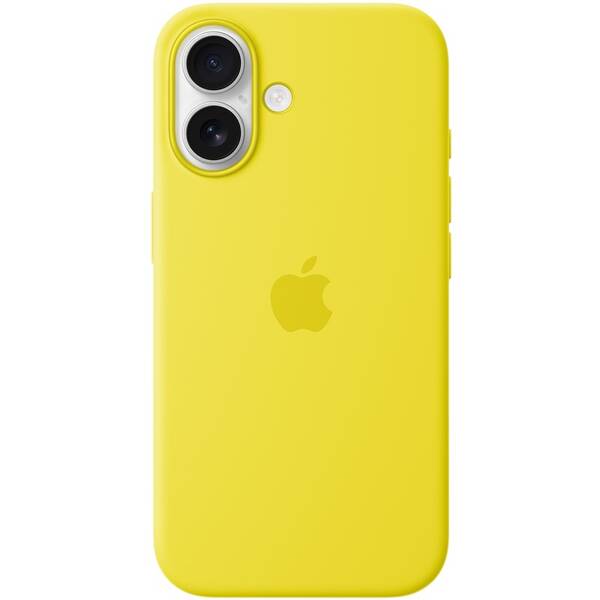 Kryt na mobil Apple iPhone 16 Silicone Case s MagSafe - karambolovo žltý 

