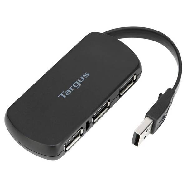 USB Hub Targus USB-A na 4 porty USB-A 2.0 čierny

