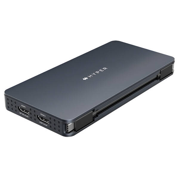 Dokovacia stanica HyperDrive Universal Silicon Motion USB-C 10v1 Dual HDMI 

