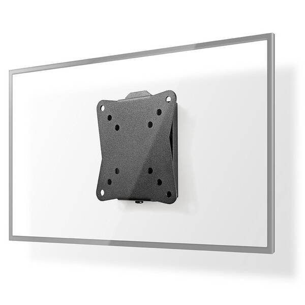 Držiak na TV Nedis pevný, pre uhlopriečky 13" až 27", nosnosť 30 kg čierny

